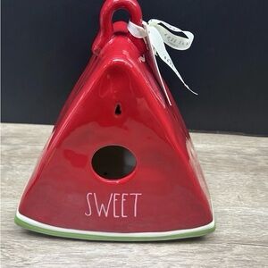 Rae Dunn “Sweet” watermelon birdhouse